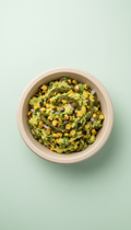 Roasted Corn Poblano Guacamole Compostable Bowl